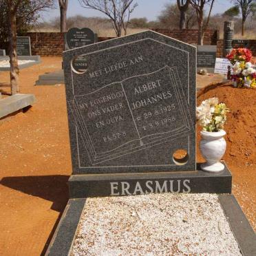 ERASMUS Albert Johannes 1925-1988