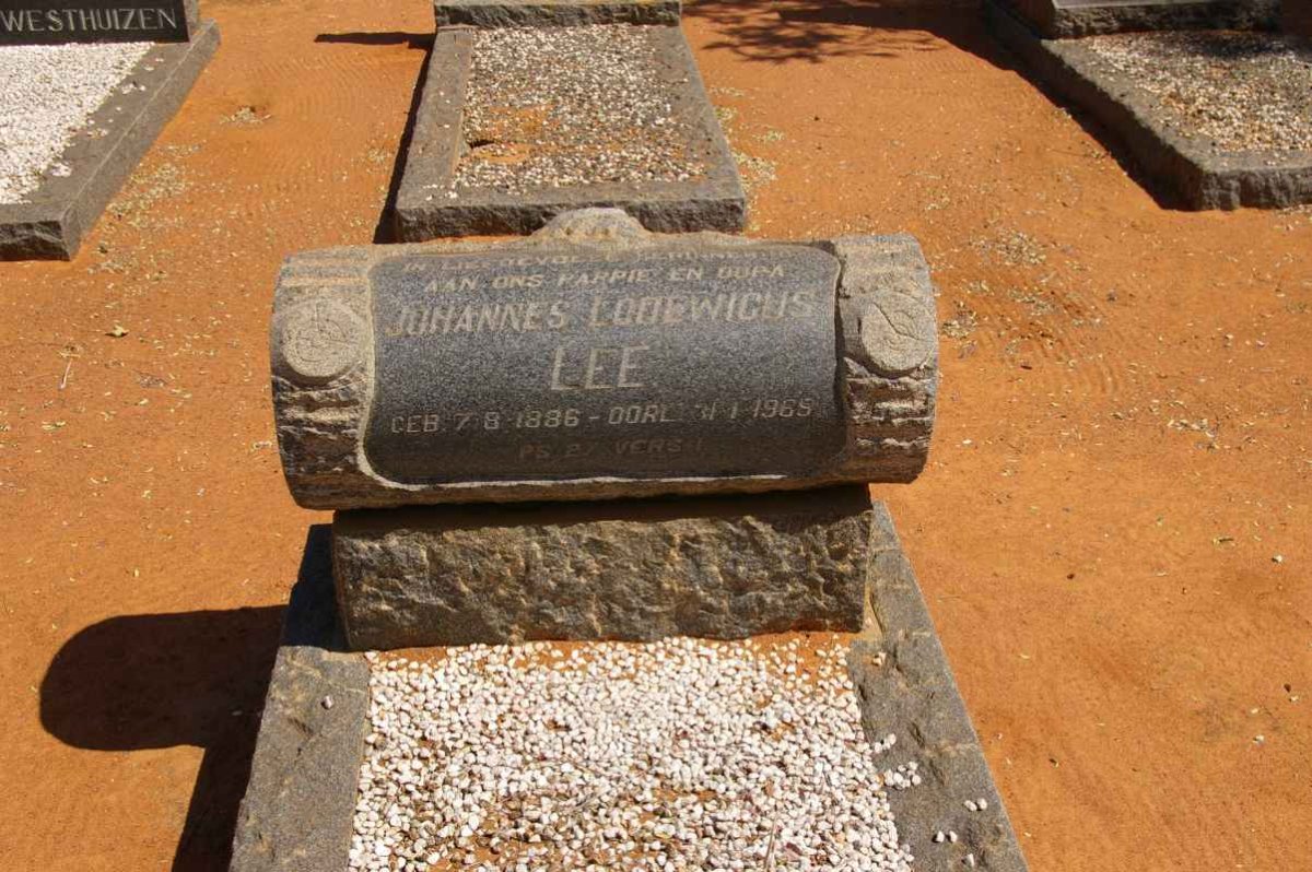 LEE Johannes Lodewicus 1886-1968