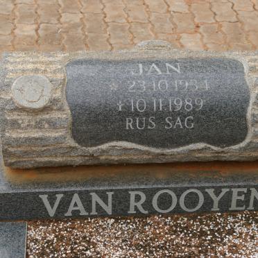 ROOYEN Jan, van 1934-1989