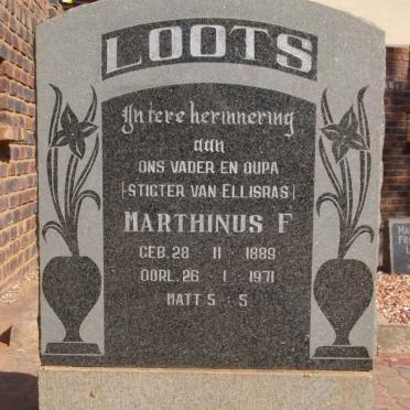 LOOTS Marthinus F. 1889-1971