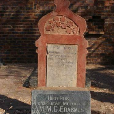 ERASMUS Martha Magdalena Carolina nee PELSER 1896-1953