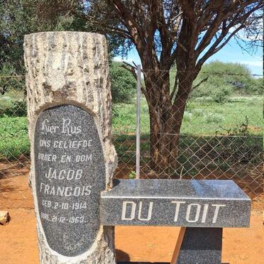 TOIT Jacob Francois, du 1914-1963
