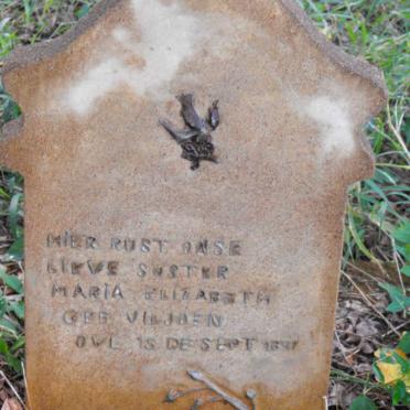 ? Maria Elizabeth nee VILJOEN -189?