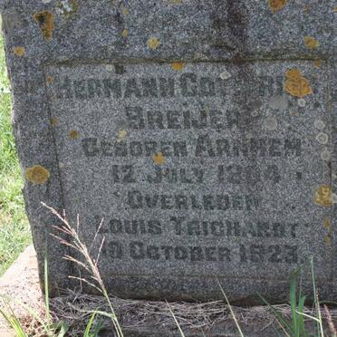 BREIJER Hermann Gottfried 1884-1923