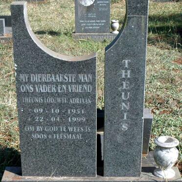 STEYN Theunis Lodewyk Adriaan 1951-1999