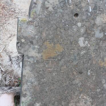 NECKER Wellem Adolf, de 1894-1912