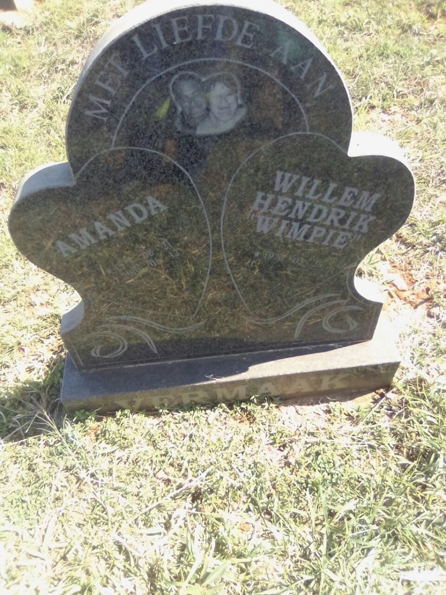 VERMAAK Willem Hendrik 1970- & Amanda 1973-2010