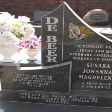 BEER Susara Johanna Magdelena, de 1949-2003