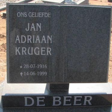 BEER Jan Adriaan Kruger, de 1916-1999