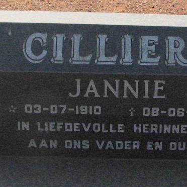 CILLIERS Jannie 1910-1996