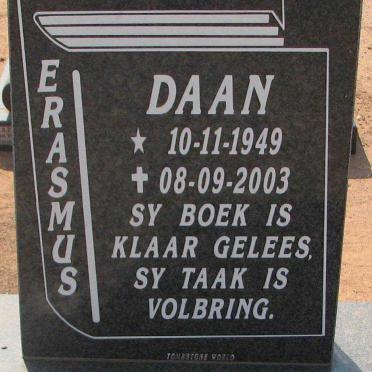 ERASMUS Daan 1949-2003