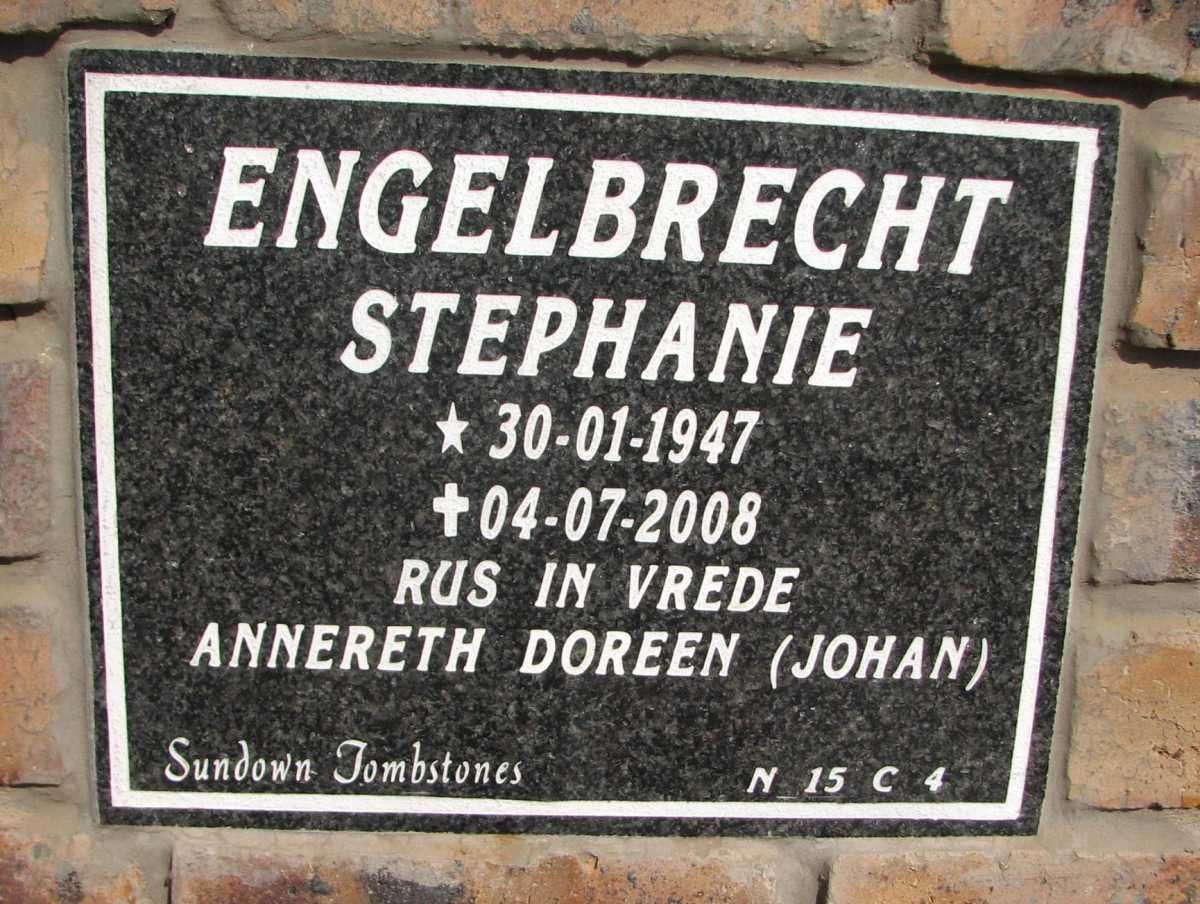 ENGELBRECHT Stephanie 1947-2008