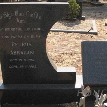 FOUCHE Petrus Abraham 1901-1968 &amp; Johanna Herculina CLAASSEN 1905-1987