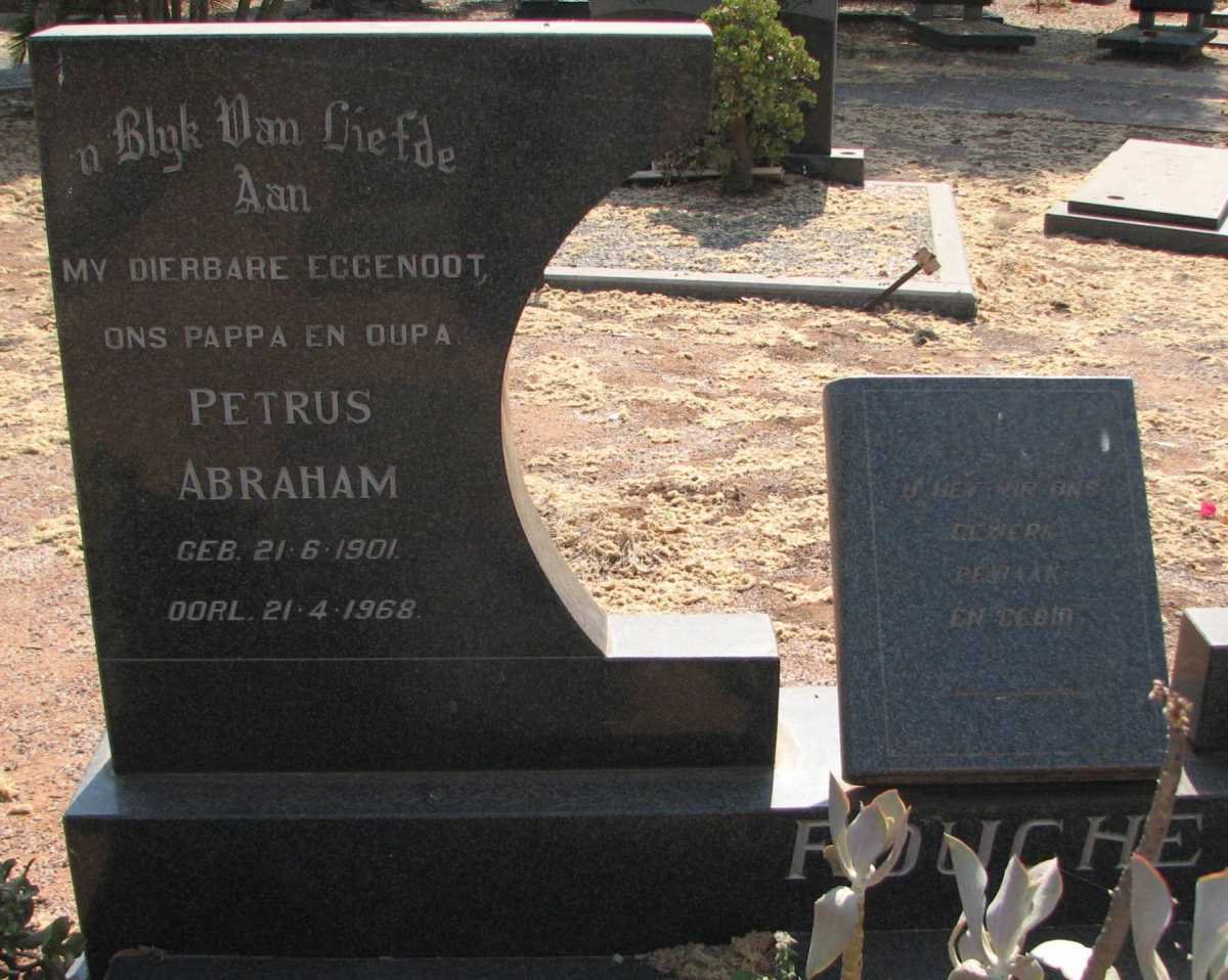 FOUCHE Petrus Abraham 1901-1968 &amp; Johanna Herculina CLAASSEN 1905-1987