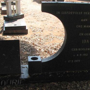 FOURIE Ida nee KOELEMAN 1912-1977
