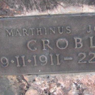 GROBLER Marthinus Johannes 1911-1974