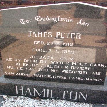 HAMILTON James Peter 1919-1999