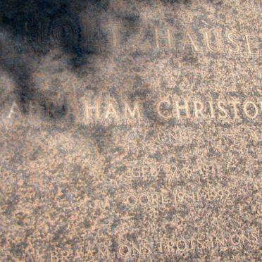 HOLTZHAUSEN Abraham Christoffel 1971-1992