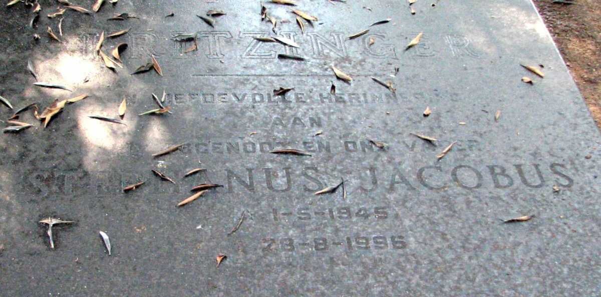 KRITZINGER Stephanus Jacobus 1945-1996