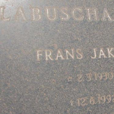 LABUSCHAGNE Frans Jakob 1930-1992