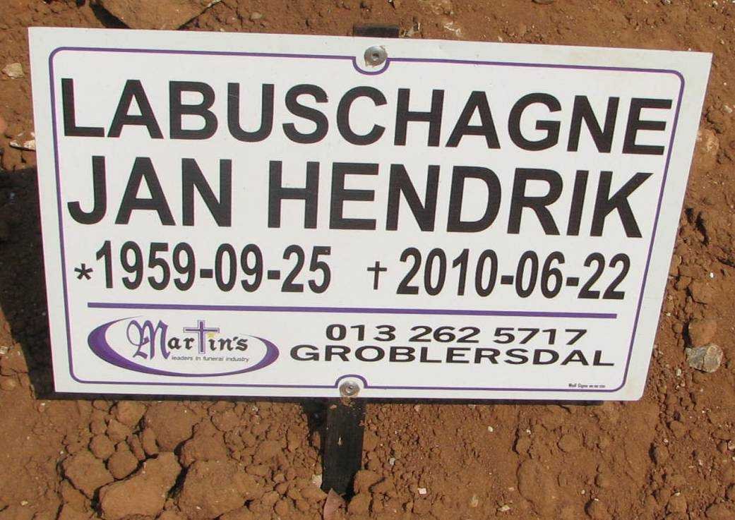 LABUSCHAGNE Jan Hendrik 1959-2010