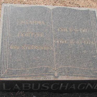 LABUSCHAGNE Susanna Coetzee nee STEYNBERG 1911-1974