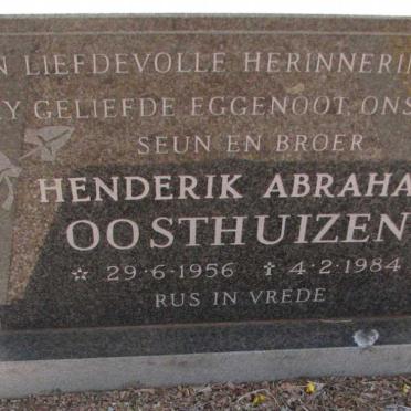 OOSTHUIZEN Henderik Abraham 1956-1984