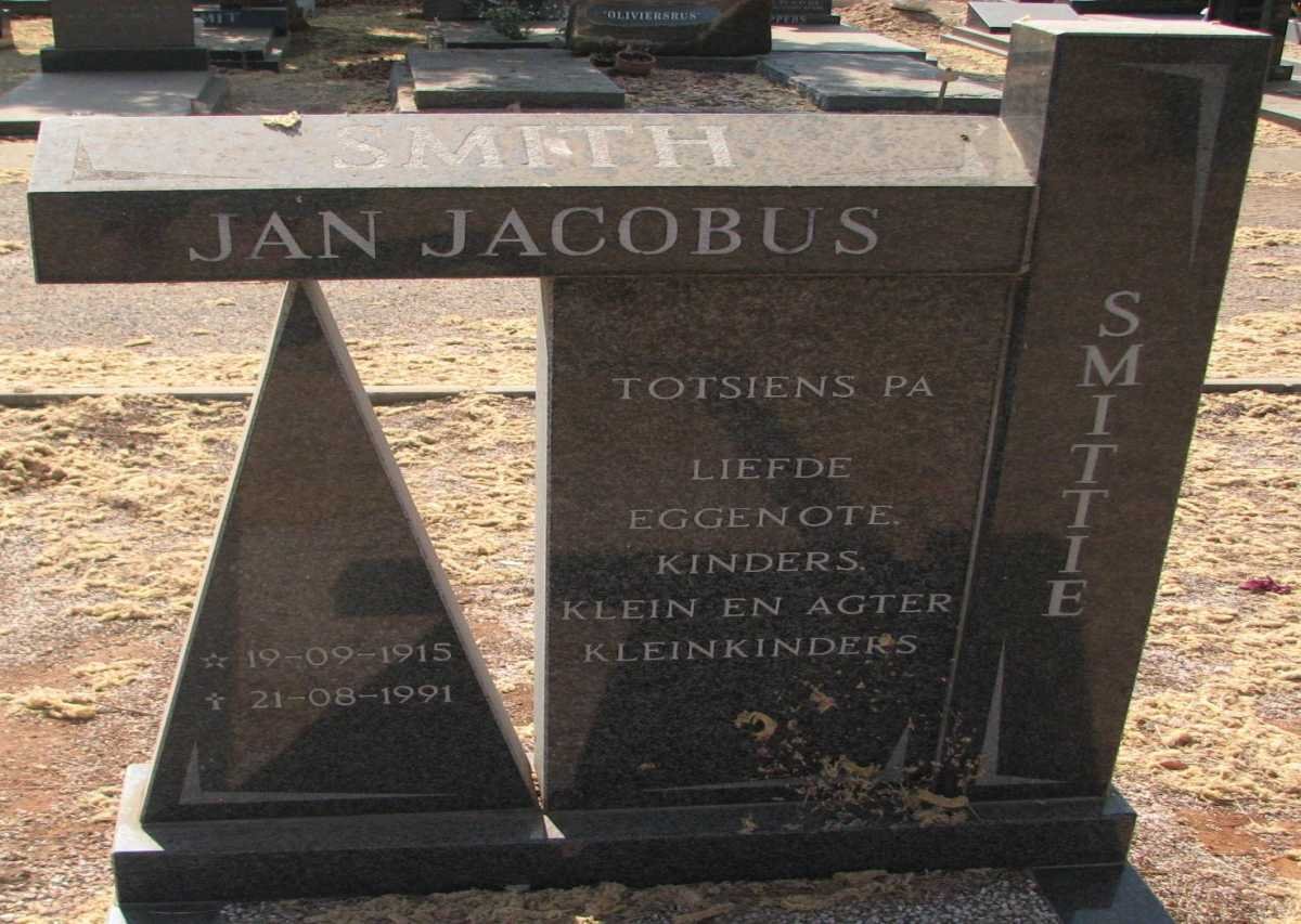 SMITH Jan Jacobus 1915-1991
