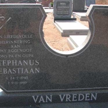 VREDEN Stephanus Sebastiaan, van 1945-1989
