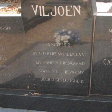 VILJOEN Daniel hendrik 1910-1977 &amp; Elizabeth Catharina Johanna NAUDE 1918-1976
