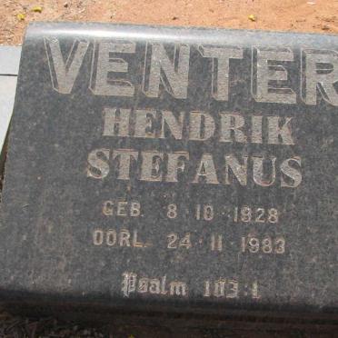 VENTER Hendrik Stefanus 1928-1983