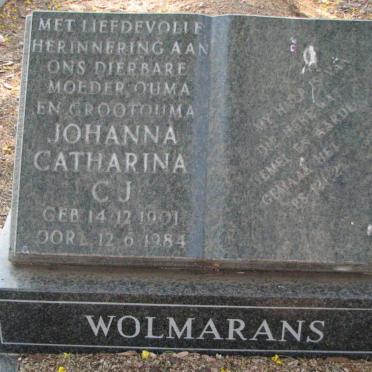WOLMARANS Johanna Catharina 1901-1984