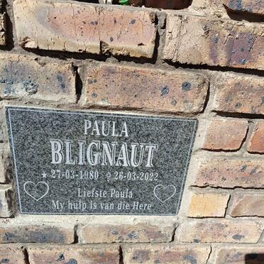 BLIGNAUT Paula 1980-2022