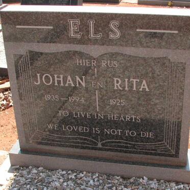 ELS Johan 1935-1994 &amp; Rita 1925-