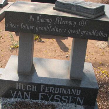 EYSSEN Hugh Ferdinand, van &amp; Aline Olive