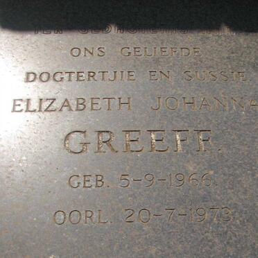 GREEFF Elizabeth Johanna 1966-1973