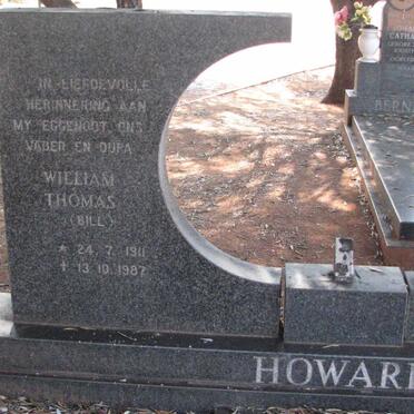 HOWARD William Thomas 1911-1987