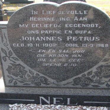 NEL Johannes Petrus 1902-1968