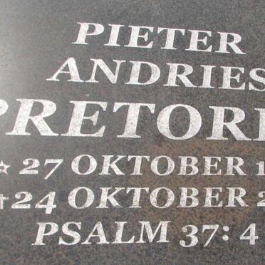 PRETORIUS Pieter Andries 1919-2006
