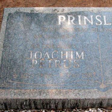 PRINSLOO Joachim Petrus 1929-1987
