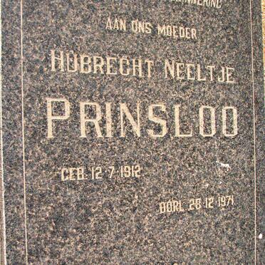 PRINSLOO Hubrecht Neeltje 1912-1971