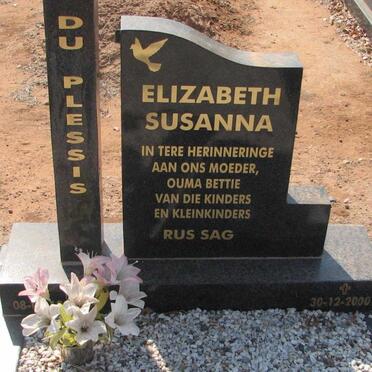 PLESSIS Elizabeth Susanna, du -2000