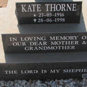 THORNE Cecil 1898-1979 &amp; Kate 1916-1998