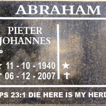 ABRAHAM Pieter Johannes 1940-2007