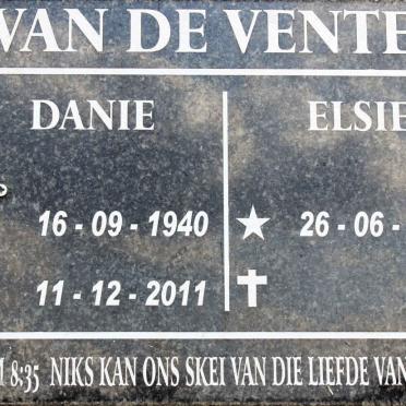 VENTER Danie, van de 1940-2011 &amp; Elsie 1945-