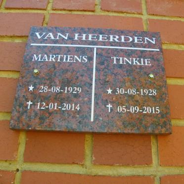 HEERDEN Martiens, van 1929-2014 &amp; Tinkie 1928-2015