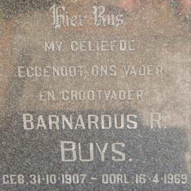 BUYS Barnardus R. 1907-1969