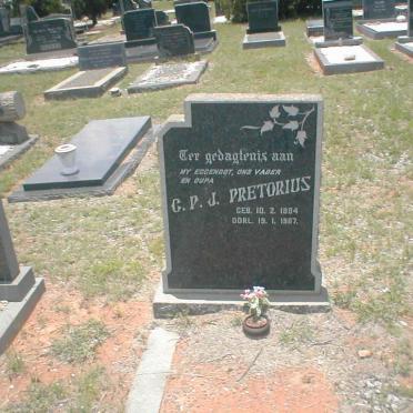 PRETORIUS C.P.J. 1884-1967
