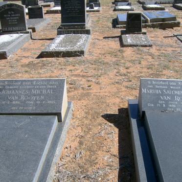 ROOYEN Johannes Michal, van 1896-1955 &amp; Martha Salomina Francina JANSE VAN RENSBURG 1896-1978