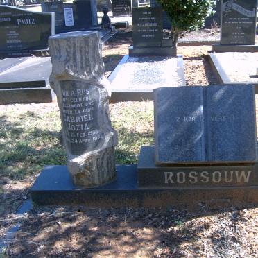 ROSSOUW Gabriel Jozia 1908-1974